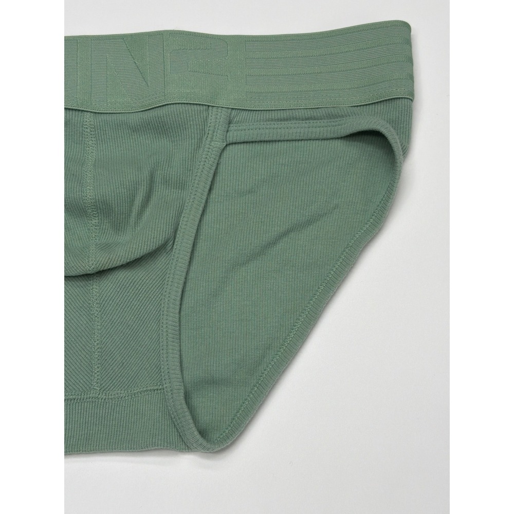 C-In2 HARD CORE Men's Ribbed‎ Briefs Underwear Sage Green Medium - Picture 3 of 5